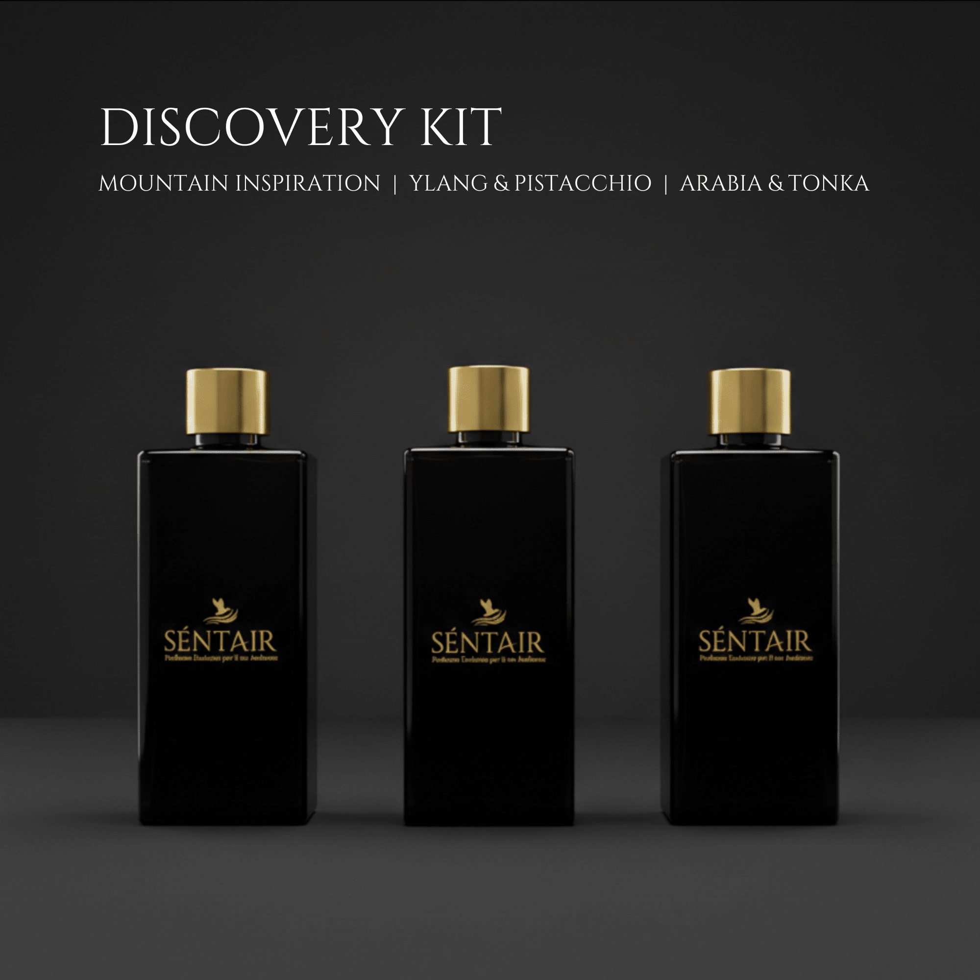 DISCOVERY KIT - 3 FRAGRANZE - SÈNTAIR | Profumo Esclusivo per il tuo Ambiente