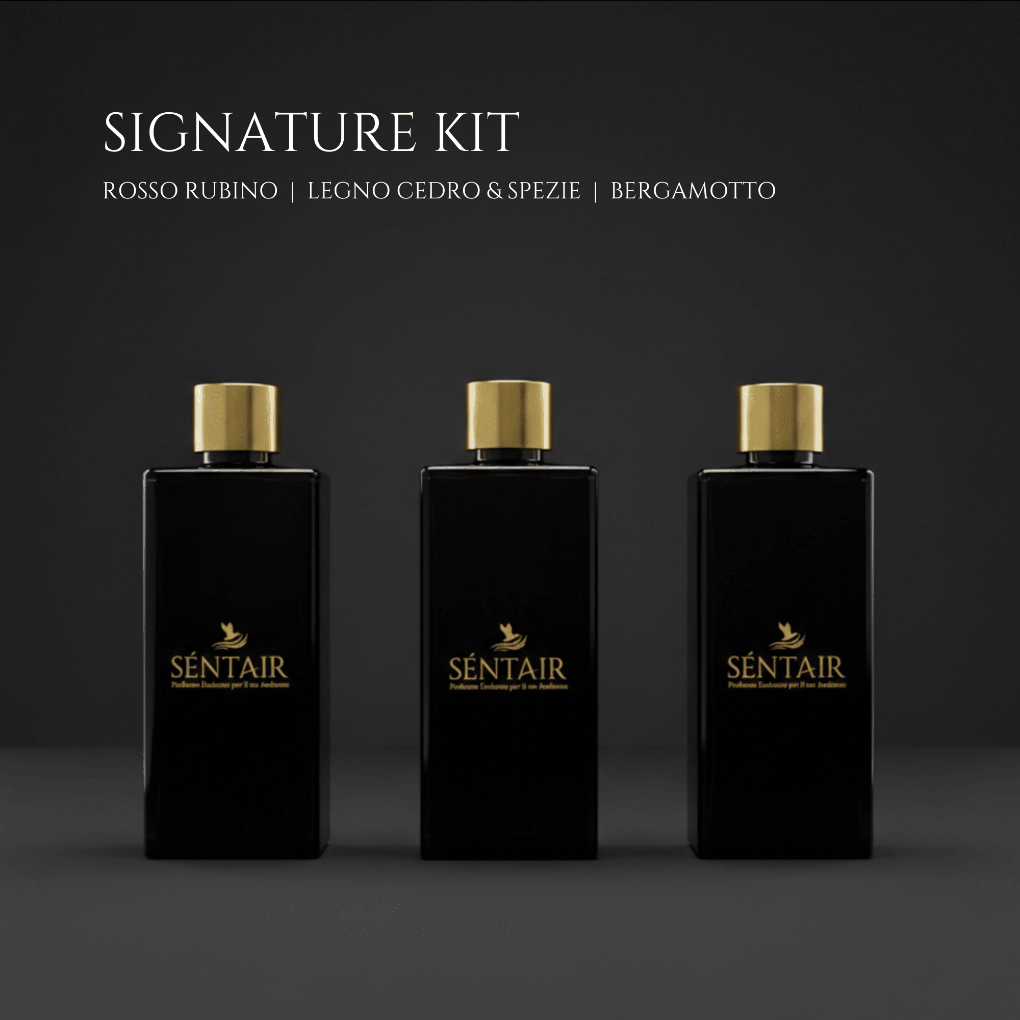 SIGNATURE KIT - 3 FRAGRANZE - SÈNTAIR | Profumo Esclusivo per il tuo Ambiente