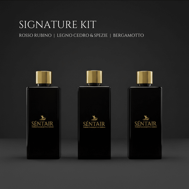 SIGNATURE KIT - 3 FRAGRANZE - SÈNTAIR | Profumo Esclusivo per il tuo Ambiente
