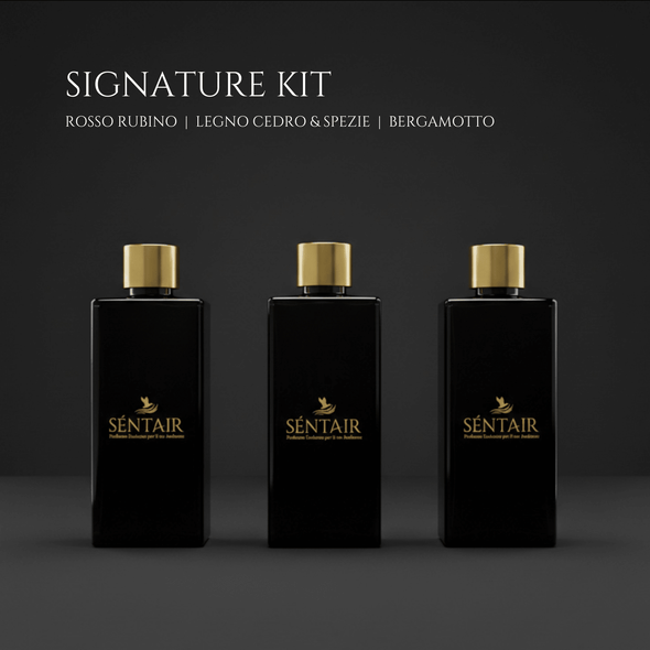 SIGNATURE KIT - 3 FRAGRANZE - SÈNTAIR | Profumo Esclusivo per il tuo Ambiente
